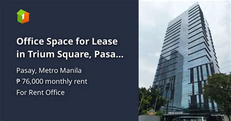 office space pasay|Office Space for Rent in Pasay, Metro Manila Philippines.